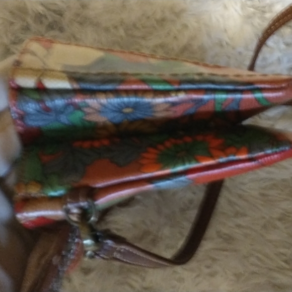 Sakroots peace clutch style crossbody bag bohemian botanical - Picture 16 of 16